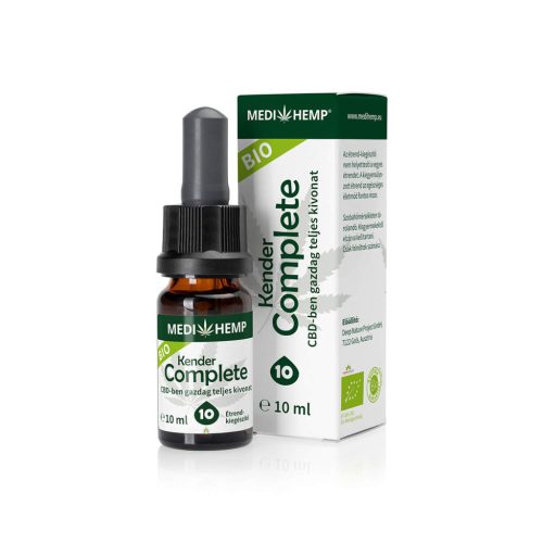 10% teljes spektrumú Medihemp 1000mg hatóanyag tartalmú CBD olaj 10ml-es kiszerelésben