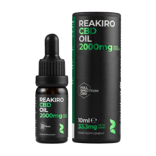 Reakiro 20% (2000mg) CBD olaj - teljes spektrumú | 10ml