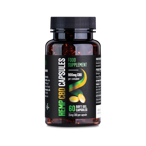 900 mg-os teljes spektrumú Reakiro CBD kapszula / 15mg | 60db