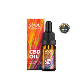 10% Reakiro SOOL széles spektrumú CBD olaj (1000mg) 10ml