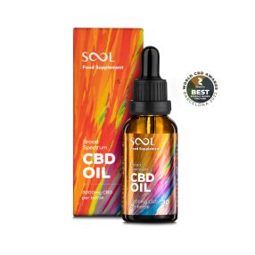   10% széles spektrumú, THC mentes Reakiro SOOL CBD olaj (3000mg) 30ml