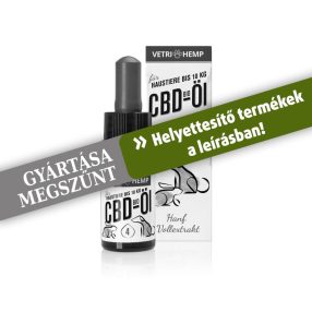   4% teljes spektrumú Vetrihemp (400mg) CBD olaj állatoknak | 10ml