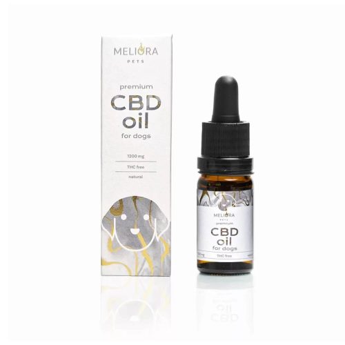12% széles spektrumú Meliora (1200mg) CBD olaj kutyáknak - 10ml