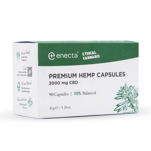 3000 mg-os teljes spektrumú Enecta CBD kapszula / 33mg | 90db