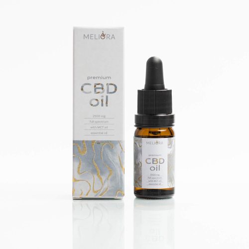 25% teljes spektrumú Meliora (2500mg) CBD olaj | 10ml