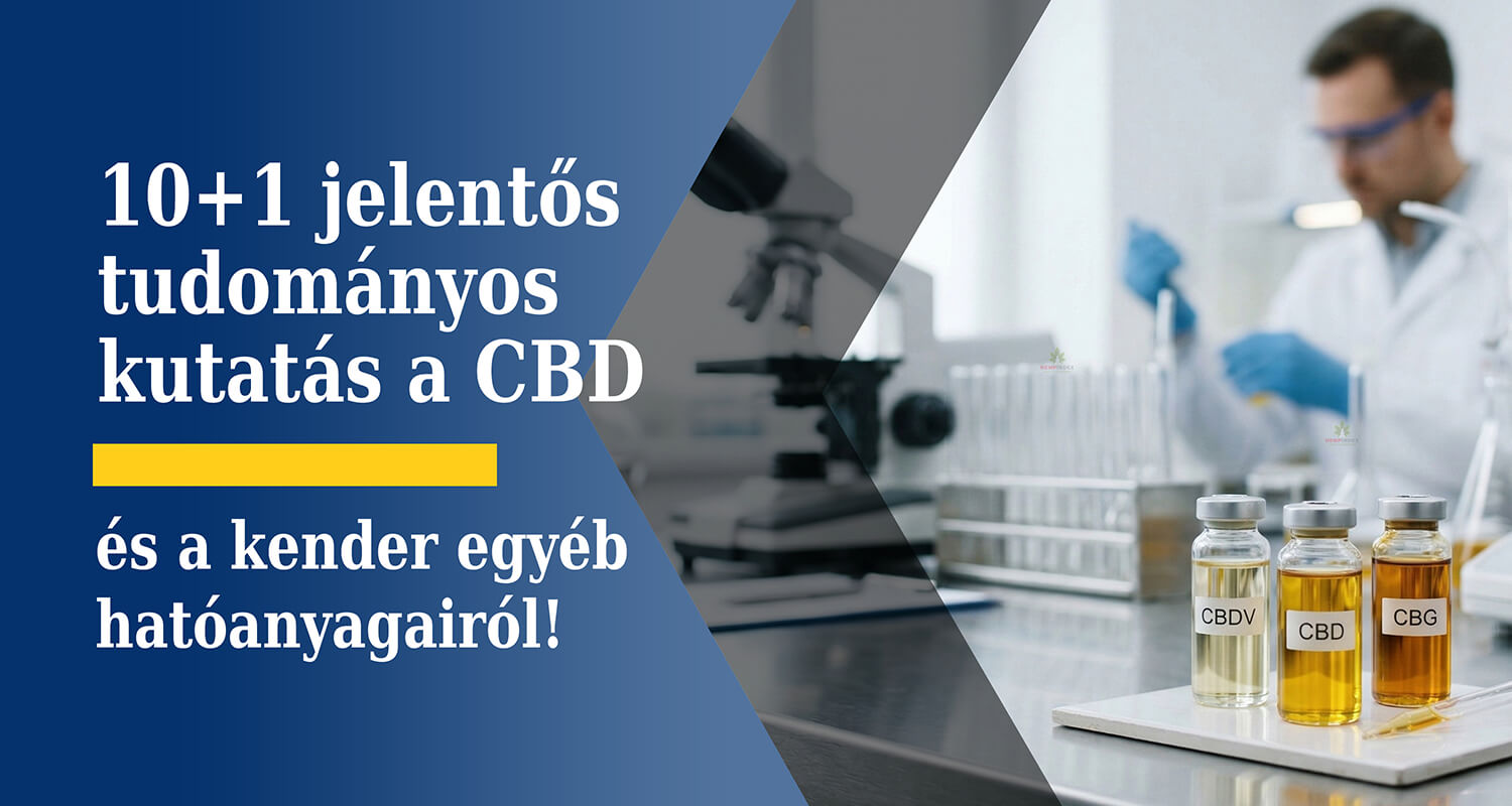 » 10+1 jelentős tudományos kutatás a CBD és a kender egyéb hatóanyagairól!
