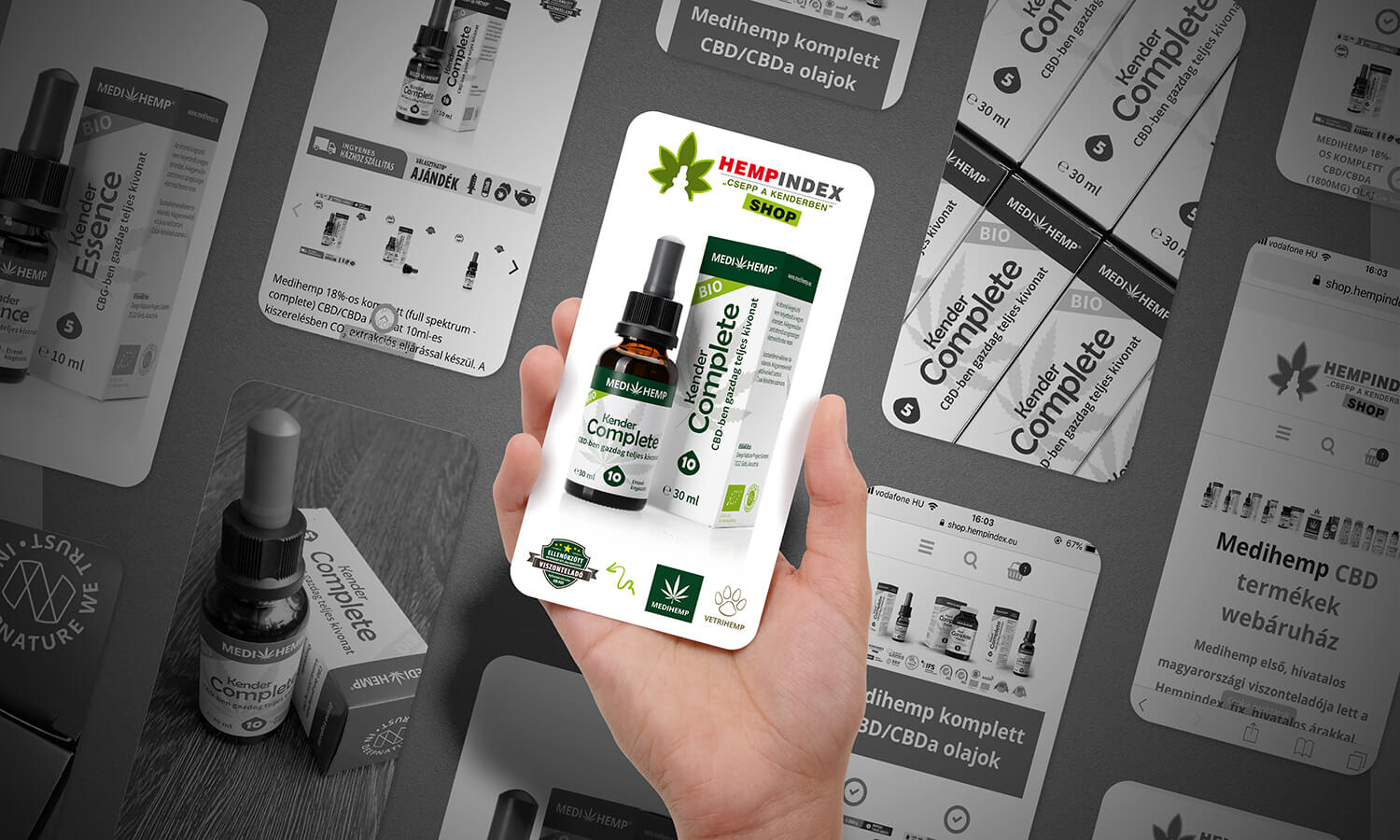 Százalék, adatok, számok, feliratok: mi-micsoda a Medihemp CBD olajok dobozán?