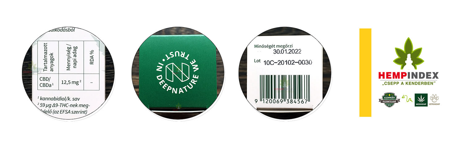 Százalék, adatok, számok, feliratok: mi-micsoda a Medihemp CBD olajok dobozán?