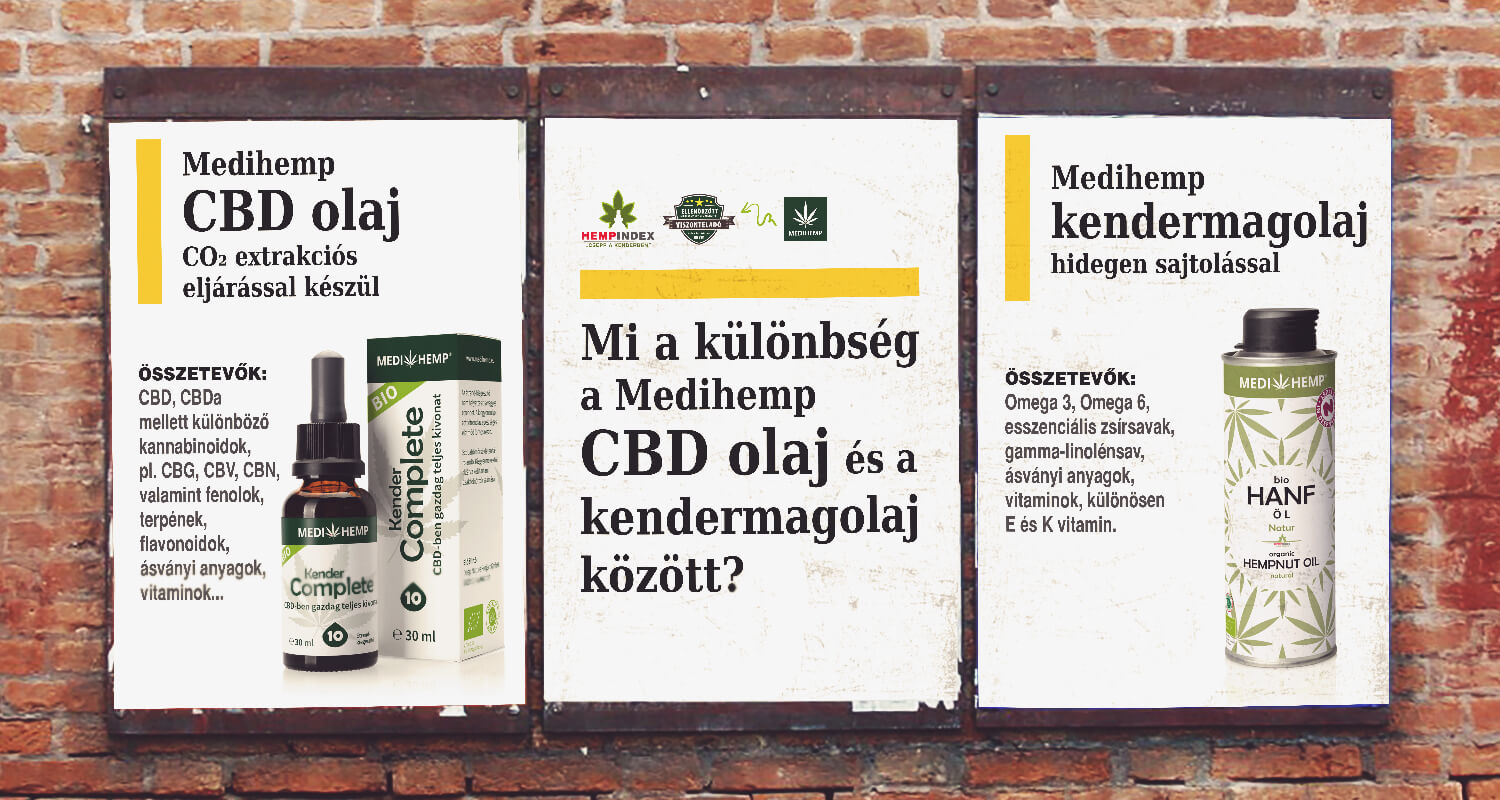 Mi a különbség a Medihemp CBD olaj és a kendermagolaj között?